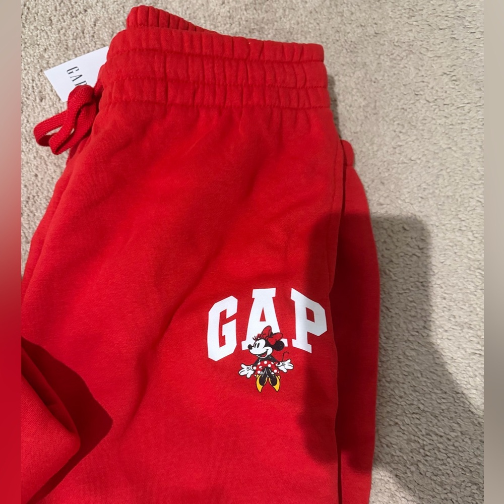 Gap x Disney Red Sweatpants